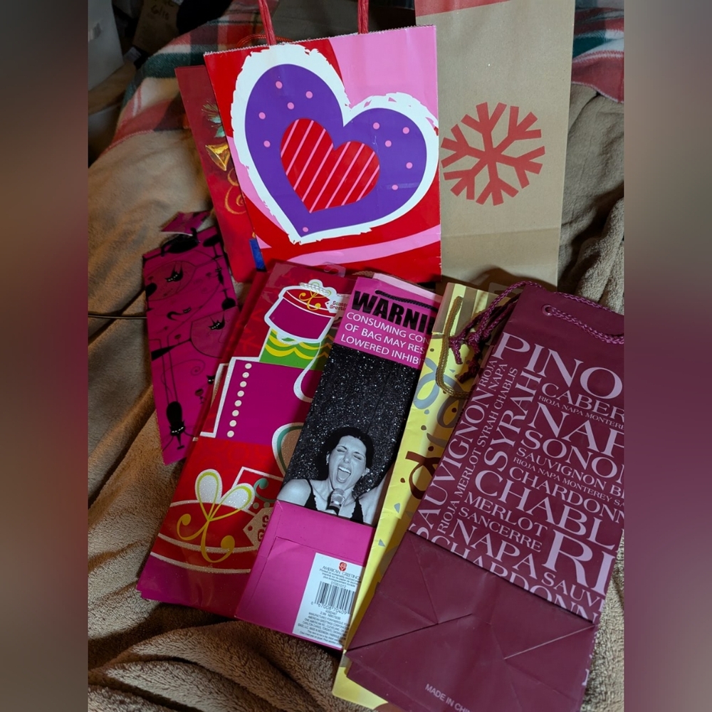 Colorful Gift Bags Set